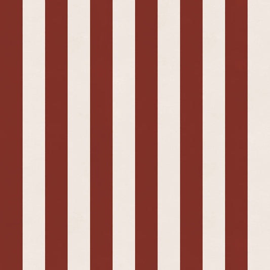 【サンプル】はがせる壁紙 のりなしタイプ ロンドンストライプW6 NKH-LS604 バーガンディ