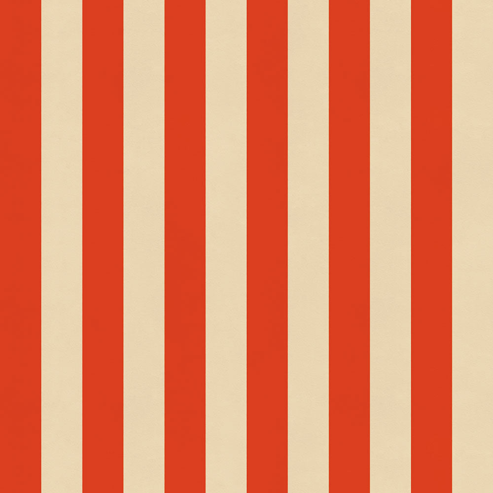 ロンドンストライプW6 レッド×ベージュ TKH-LS609