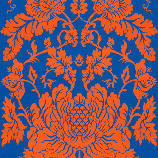 ブルー More Damask ダマスク