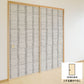 ふすまリメイクシート ふすま紙のりなしタイプ Tsundoku グレー (約185cm×94cm) KTST-BS-06