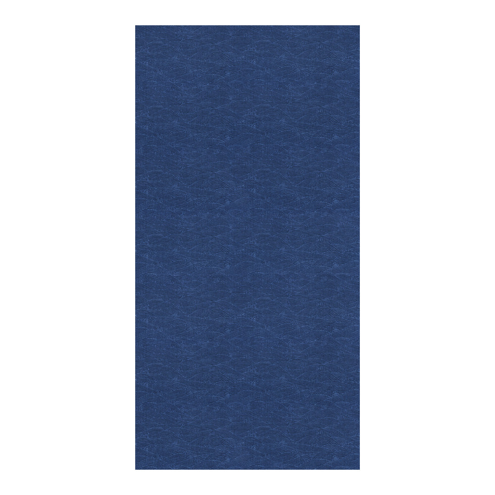 和柄 藍染波紋 青藍