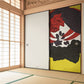 ふすまリメイクシート ふすま紙のりなしタイプ HANAFUDA 桐に鳳凰  (約185cm×94cm) KTST-HF-12