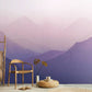 【サンプル】はがせるミューラル壁紙 のりなし Mountain Range Purple NSO-G00072