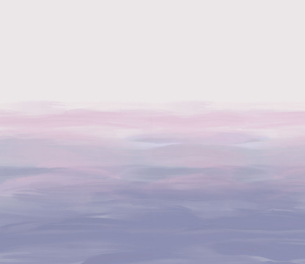 はがせるミューラル壁紙 のりなし Calm Water Periwinkle-Pink NSO-G00090