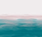 はがせるミューラル壁紙 のりなし Calm Water Teal-Pink NSO-G00091
