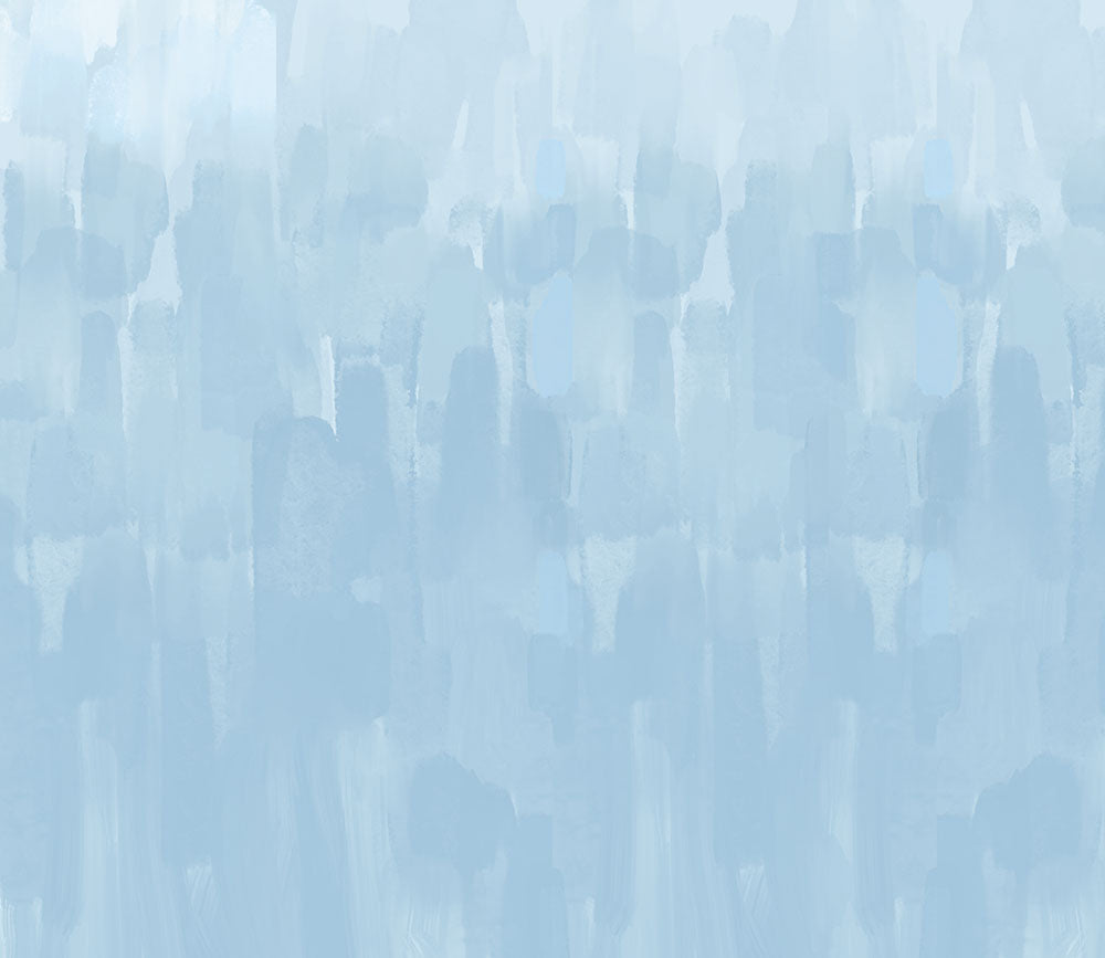 はがせるミューラル壁紙 のりなし Abstract Gouache Sky Blue NSO-G00093