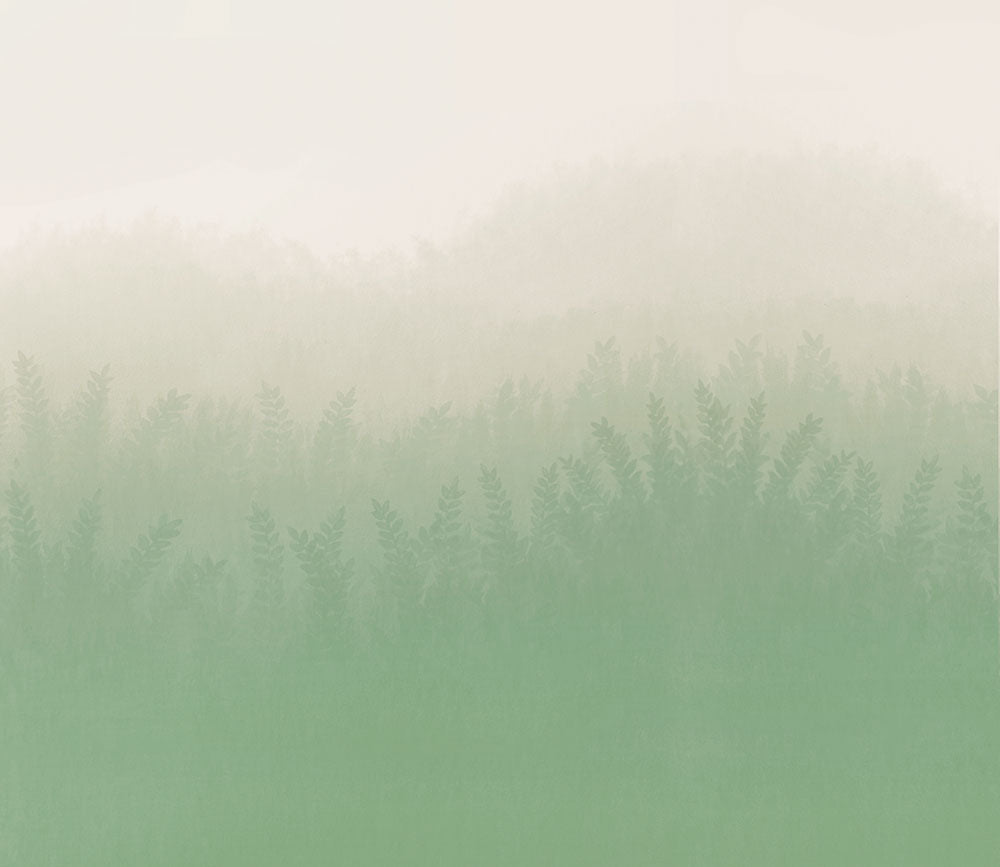 はがせるミューラル壁紙 のりなし Field Gradation Green NSO-G00100