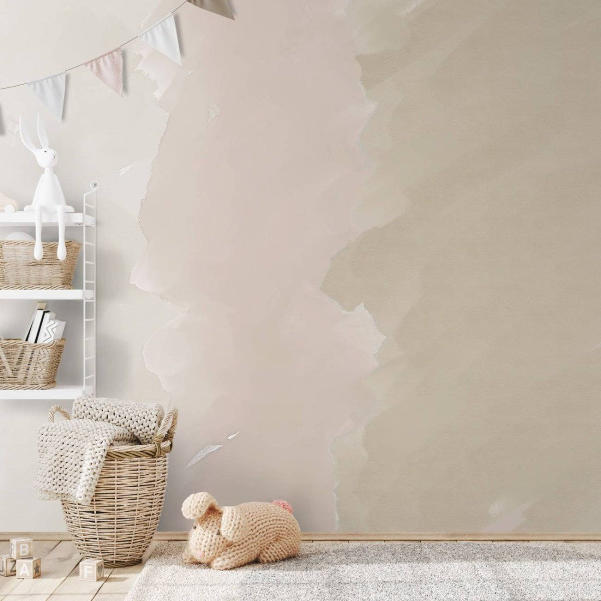 【サンプル】はがせるミューラル壁紙 のりなし Shore Khaki NSO-G00111