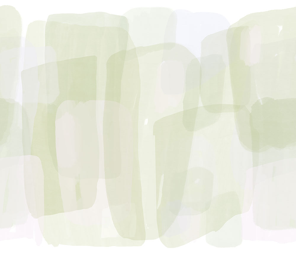 はがせるミューラル壁紙 のりなし Abstract Squares Green NSO-G00129