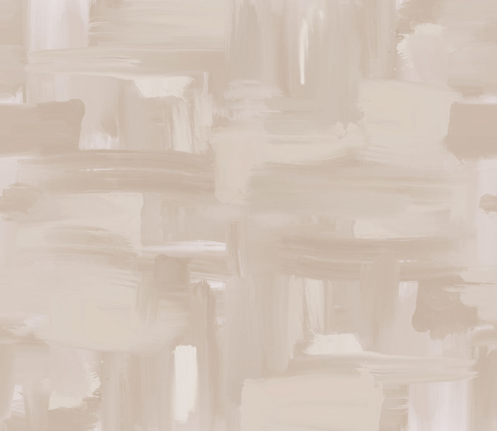 はがせるミューラル壁紙 のりなし Painted Canvas Beige NSO-G00144