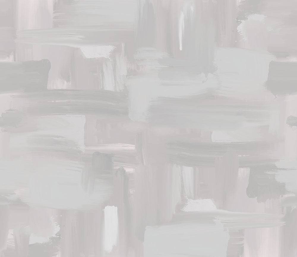 はがせるミューラル壁紙 のりなし Painted Canvas Gray NSO-G00146