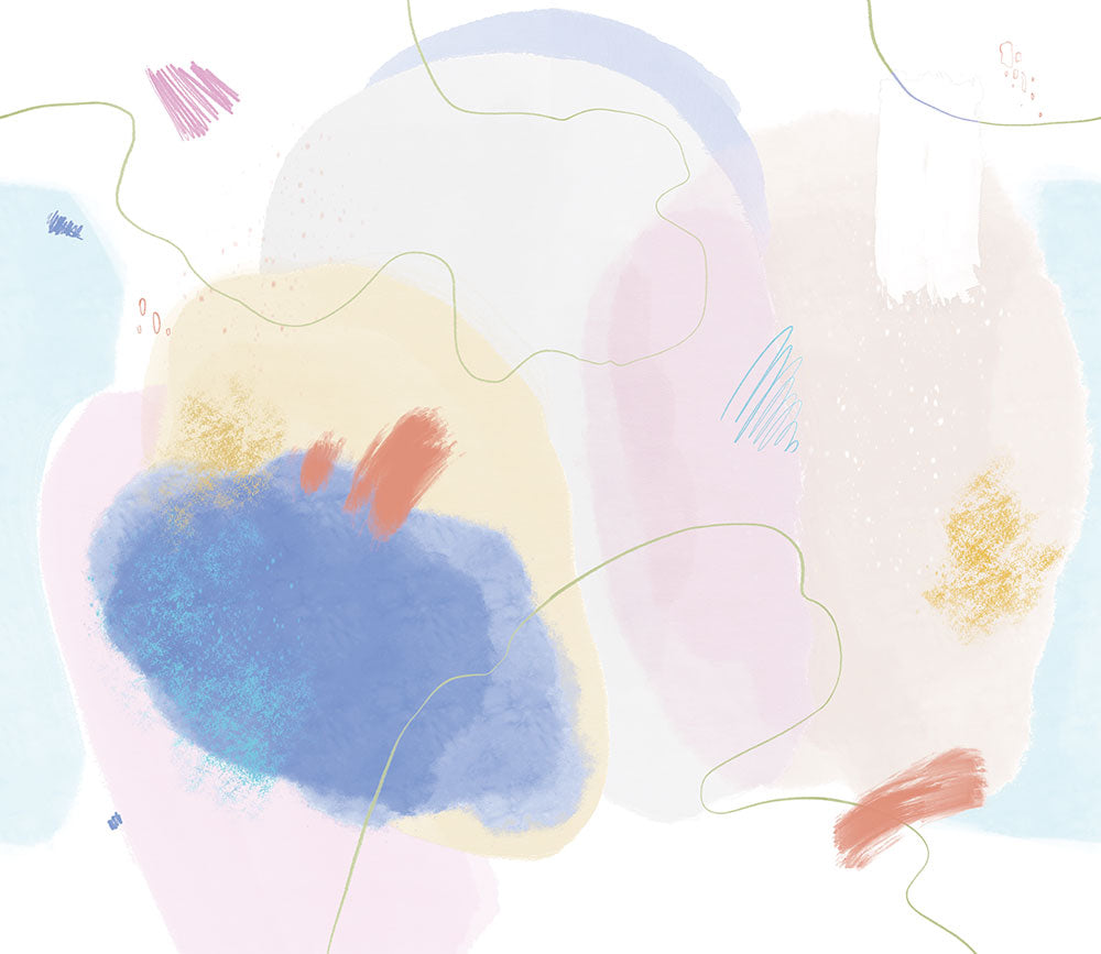 はがせるミューラル壁紙 のりなし Playful Space Candy NSO-G00150