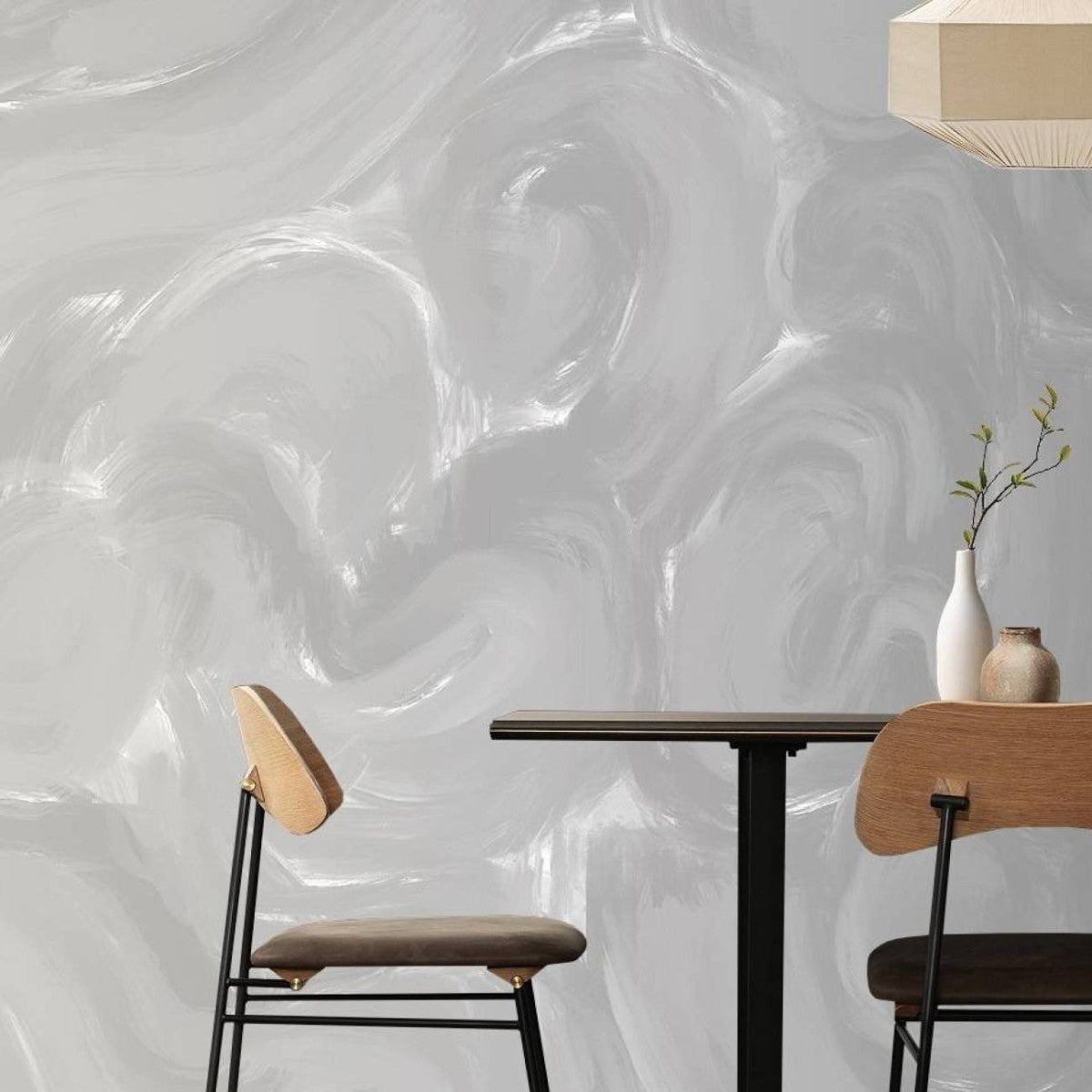 【サンプル】はがせるミューラル壁紙 のりなし Vague Dream Ash NSO-G00158