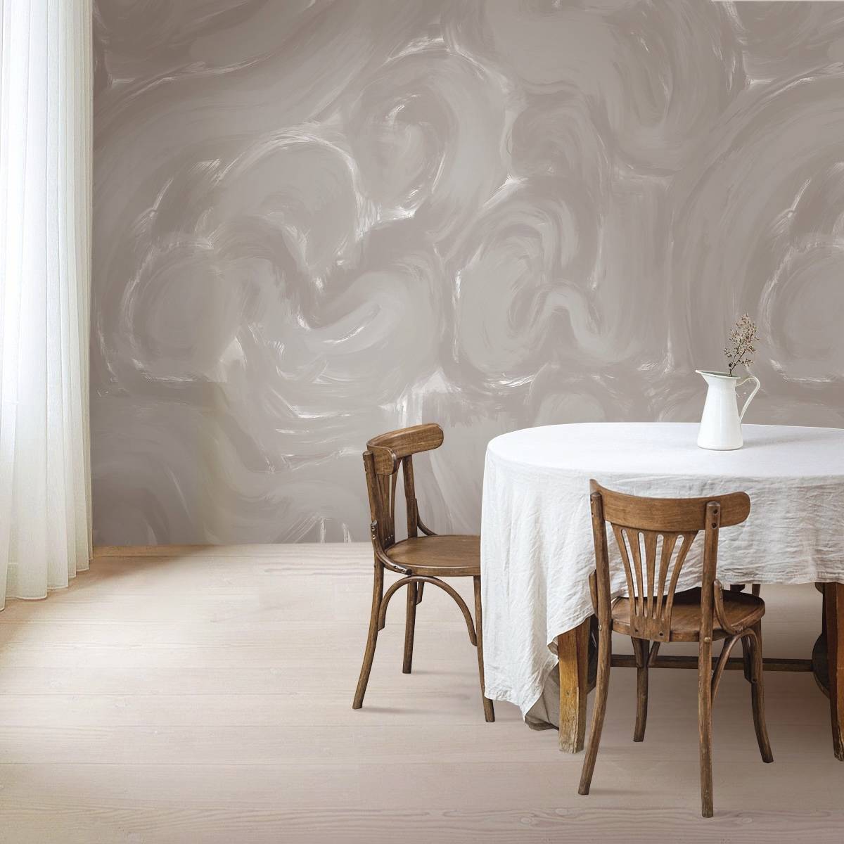 はがせるミューラル壁紙 のりなし Vague Dream Sand NSO-G00159