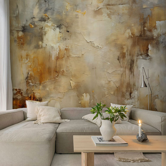 Abstract textured painting Gold NSO-G00294