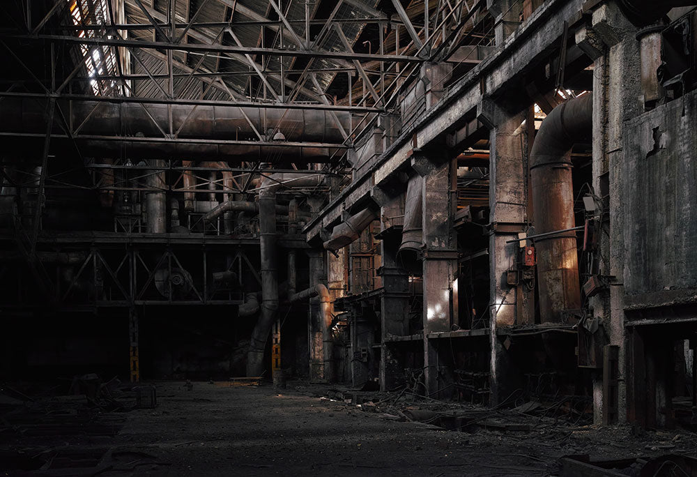 はがせるミューラル壁紙 のりなし Old abandoned factory NSO-G00298