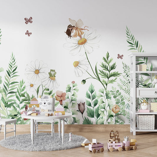 はがせるミューラル壁紙 のりなし KIKKI BELLE Fairy Garden W13312