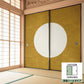 ふすまリメイクシート 消臭シールタイプ WABISABI 日輪（左）  (約185cm×94cm) SSFC-BF-03