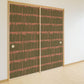 ふすまリメイクシート 消臭シールタイプ Bookshelf ダスティサーモン (約185cm×94cm) SSFC-BS-01