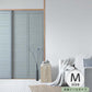 ふすまリメイクシート 消臭シールタイプ Louver サックスブルー Mサイズ (約185cm×94cm)