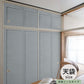 ふすまリメイクシート 消臭シールタイプ 天袋サイズ Louver サックスブルー (約60cm×94cm)