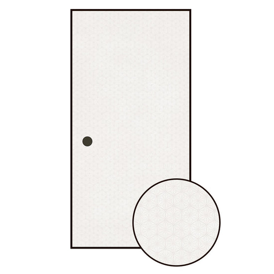 和柄 麻の葉 きなり