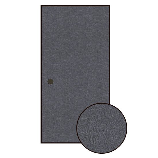 和柄 藍染波紋 錆鼠