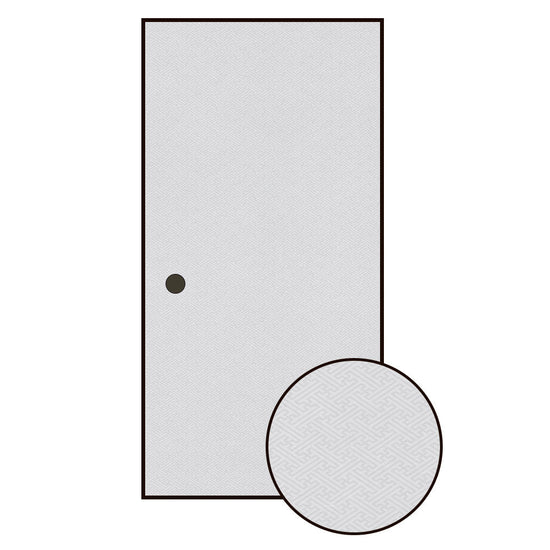 和柄 紗綾形 灰白