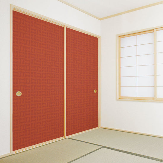 ふすまリメイクシート 消臭シールタイプ 北欧柄 Nukumori  (約185cm×94cm) SSFC-KK-02