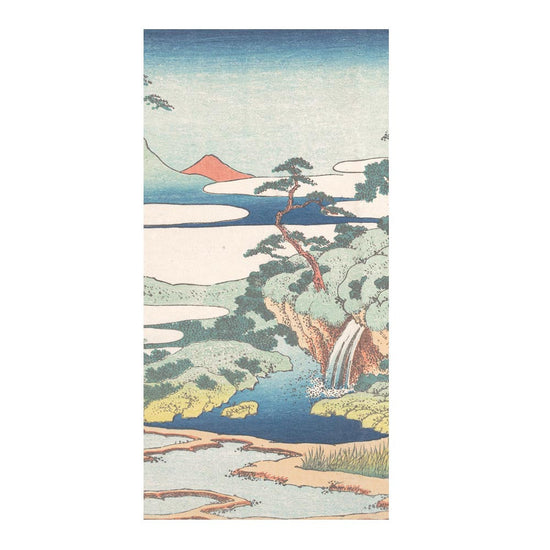 つながる2柄 葛飾北斎 城嶽霊泉 A