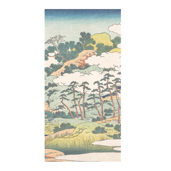 つながる2柄 葛飾北斎 城嶽霊泉 B