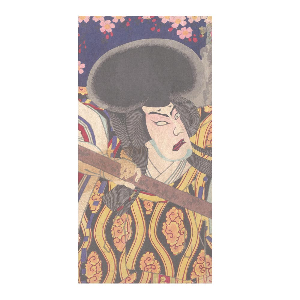 つながる2柄 楊洲周延 積恋雪関扉 A