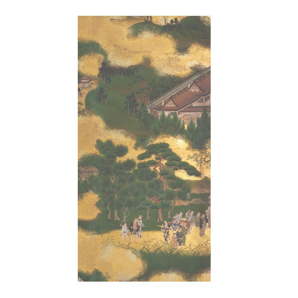 つながる4柄 伊勢物語 賀茂神社競馬 A