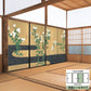 ふすまリメイクシート 消臭シールタイプ つながる4柄 尾形光琳 菊川水屏風 C (約185cm×94cm)
