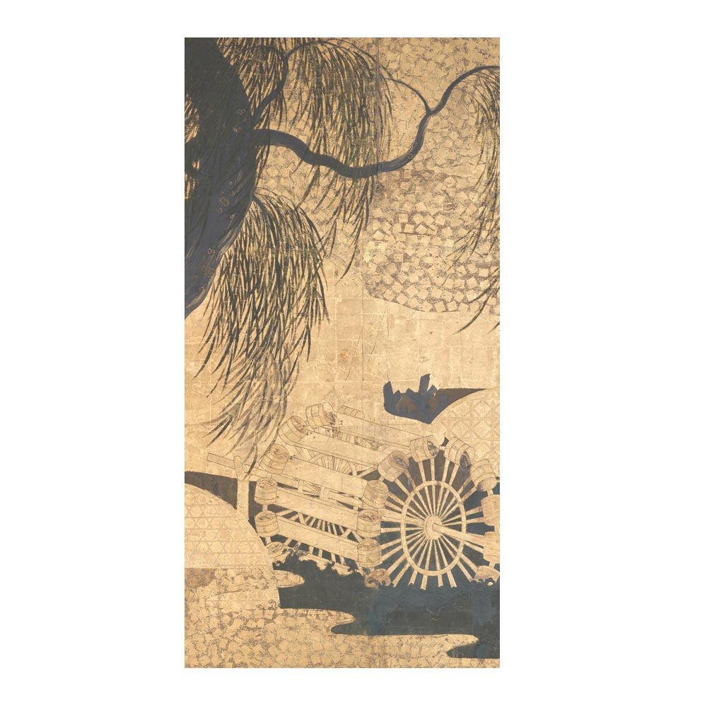 つながる4柄 長谷川等伯 柳橋水車図屏風 A