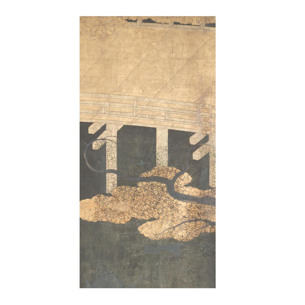 つながる4柄 長谷川等伯 柳橋水車図屏風 C