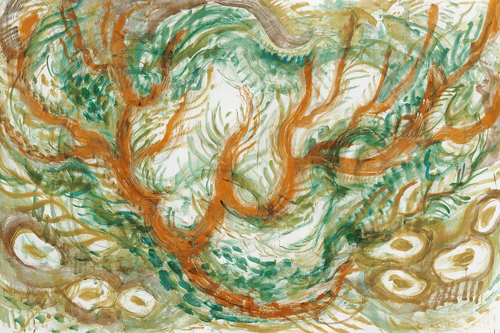 「なんにもないところから、」シール壁紙