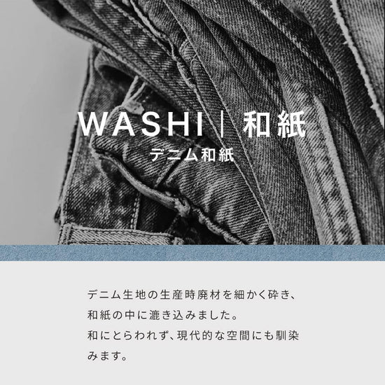 和紙 デニムセレクション説明