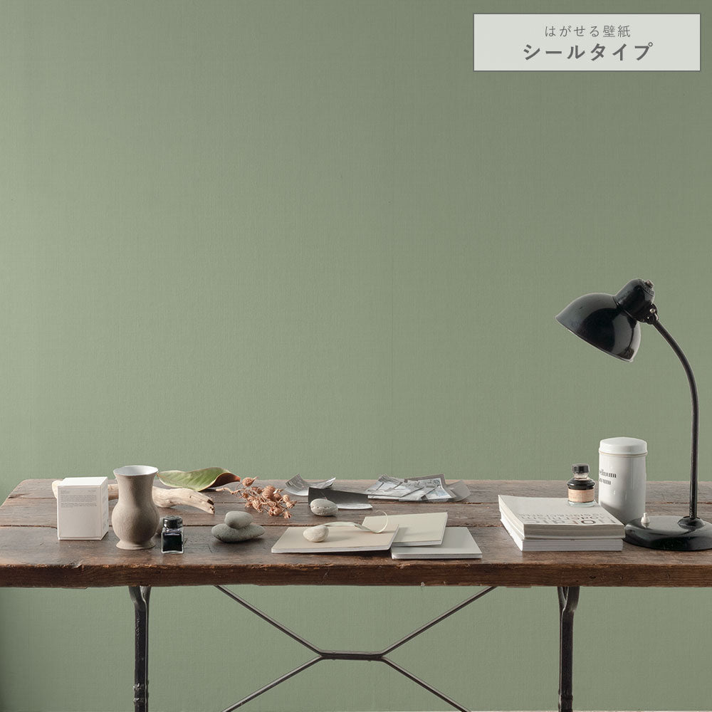 はがせる壁紙 シールタイプ クラシックトーン (49cm×3mサイズ) TKH-CT07 フロスティセージ