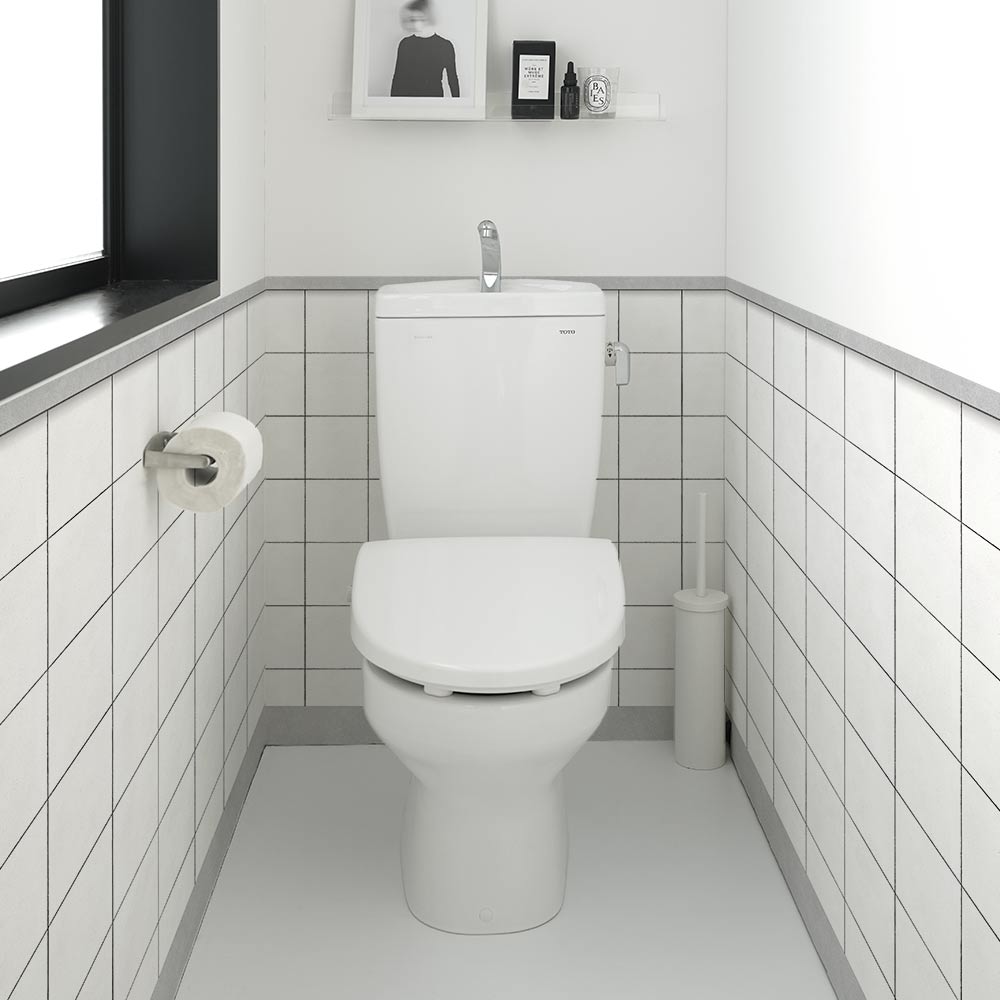 タイルデザインの腰壁