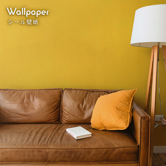 はがせる壁紙 シールタイプ レトロトレ ノスタルジックカラー (49cm×2.5mサイズ) TRT-PN11 ダンデライオン