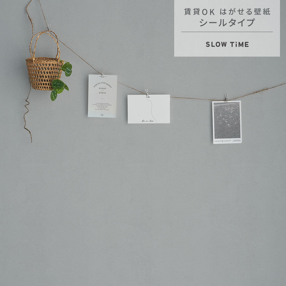 はがせる壁紙 シールタイプ SLOW TiME チルカラー chill color p.m. (49cm×2.5mサイズ) TST-CC10 河原の石