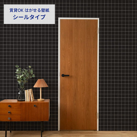 カラースクエアタイル/ブラック