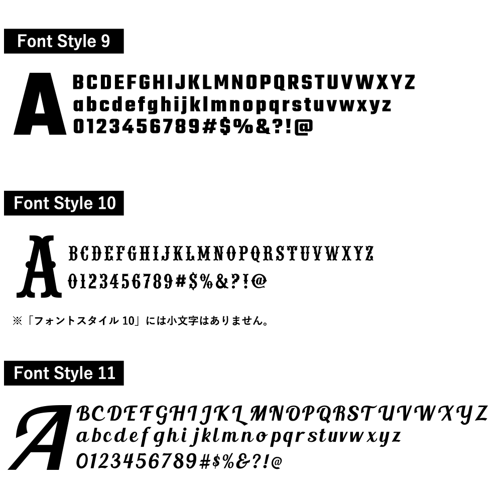 ウォールブロック Lサイズ / フォント11　s（小文字）