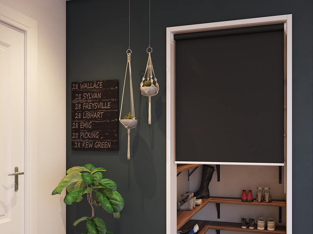 つっぱり式ロールスクリーン