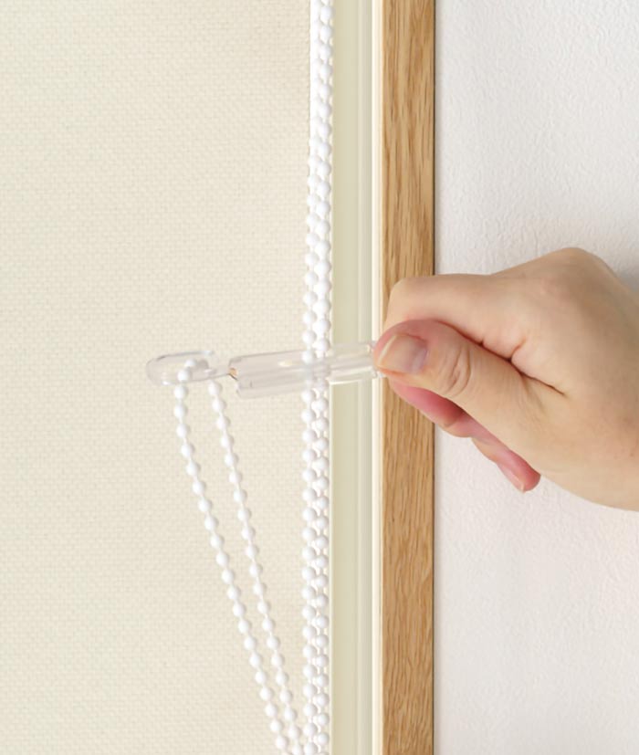 ロールスクリーン 安全対策 コードクリップ