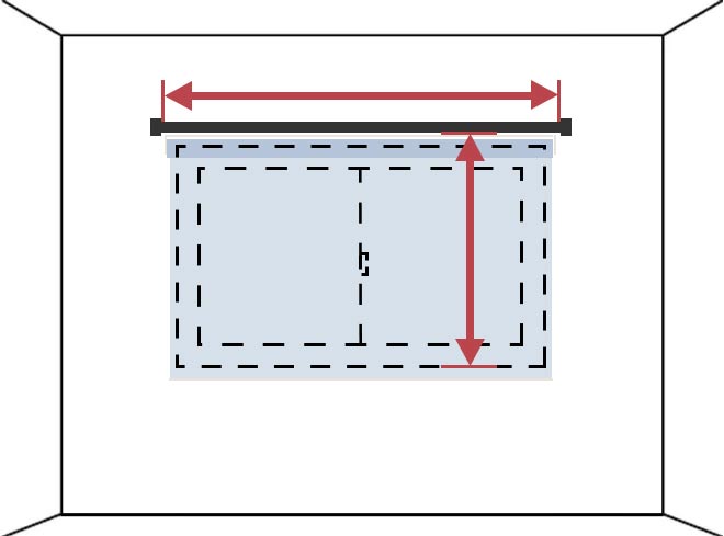 サイズの測り方 カーテンレール取り付け 腰窓