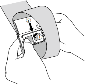 バーチカルブラインド 巻き込み式イラスト