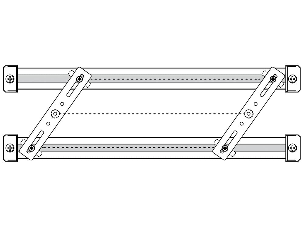 バーチカルブライン サイズの測り方 カーテンレール取り付け金具 レール幅が狭い場合