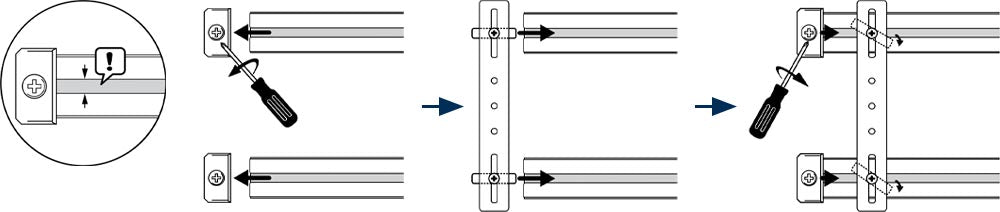 バーチカルブライン 取り付け方法 ブラケット取り付け位置